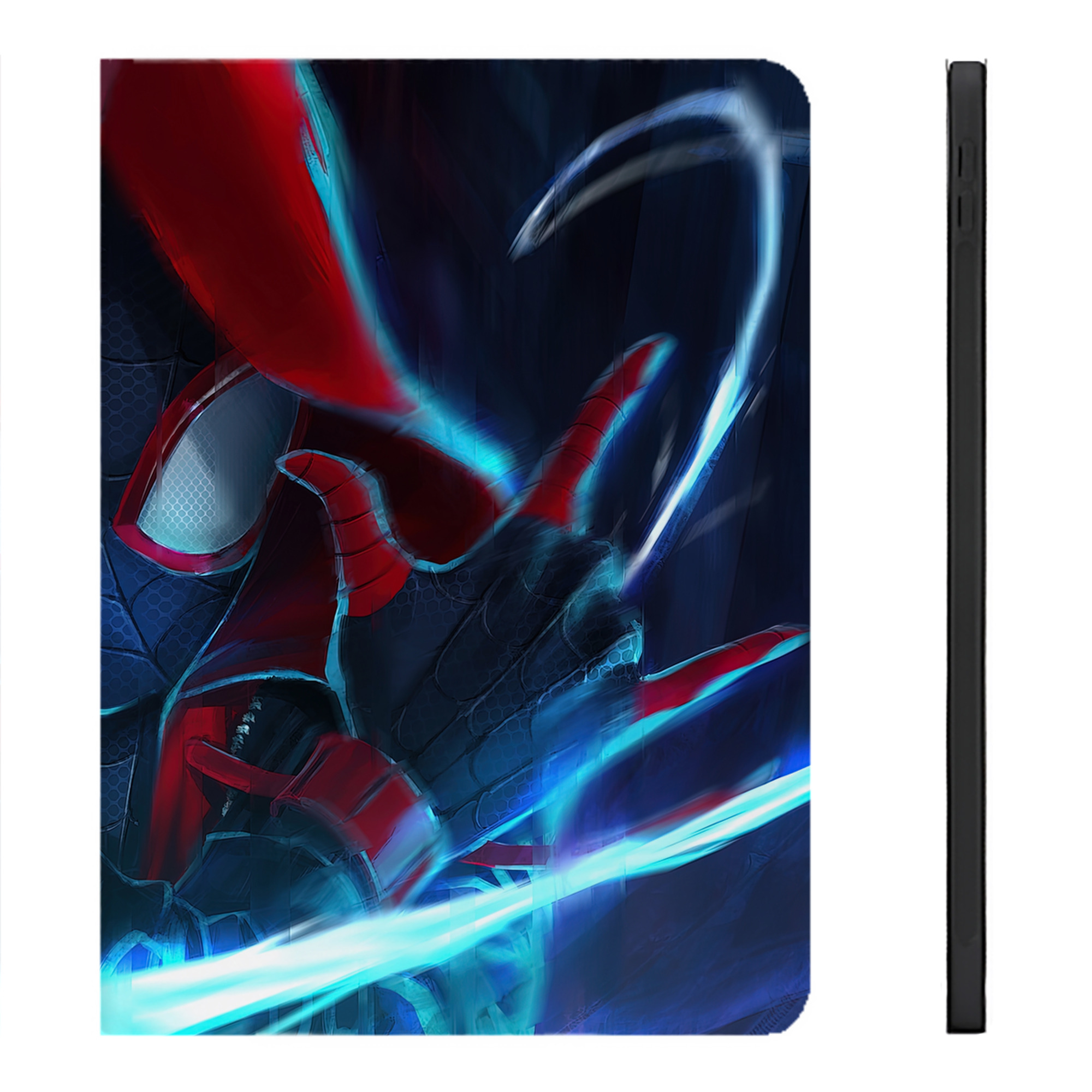 （画像用） Spider Man スパイダーマン IPadケース ペンホルダー付き ブックスタイルデザイン